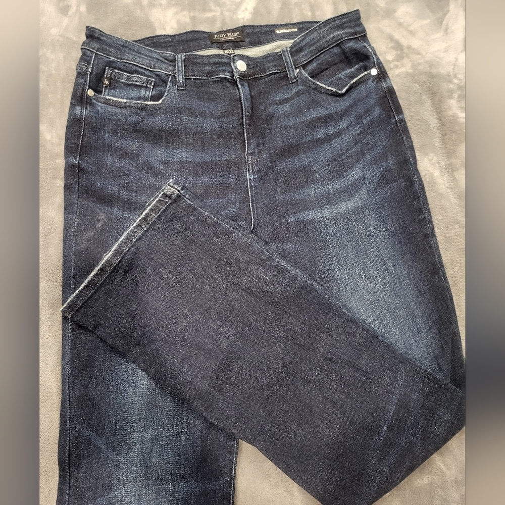 Judy Blue Slim Bootcut Mid Rise Stretch Jeans
